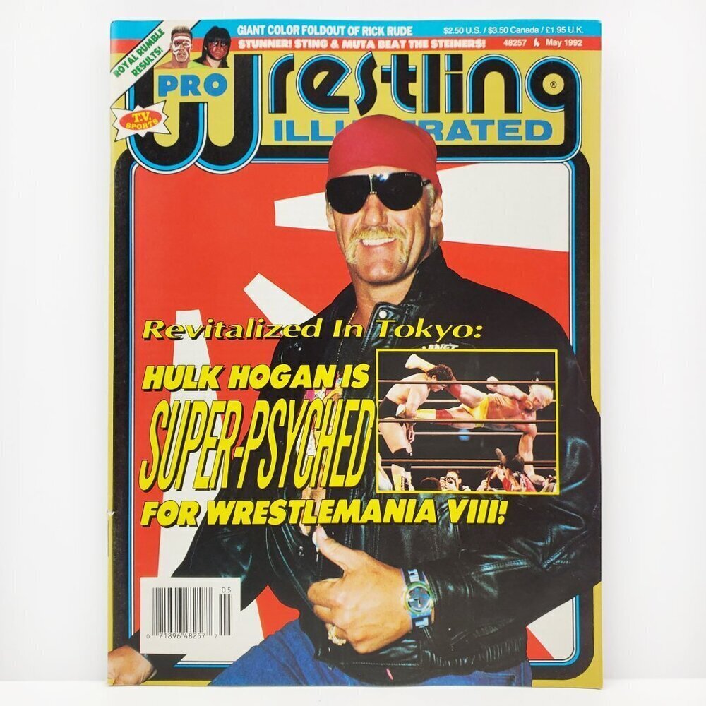 Pro Wrestling Illustrated 1992 Magazine Hulk Hogan Ric Flair WrestleMania WWF